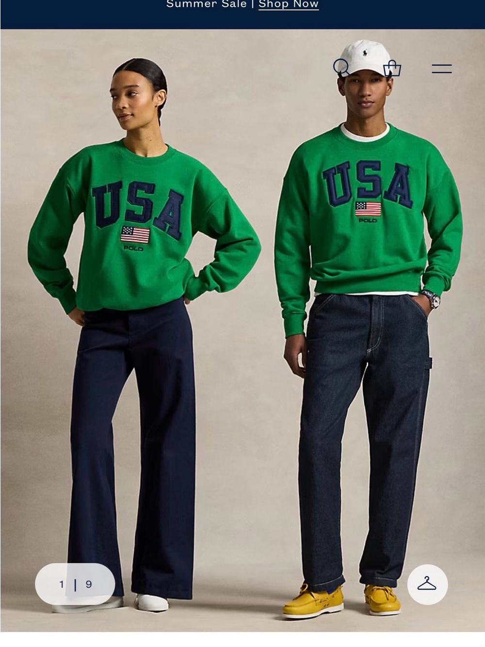 Polo Ralph Lauren Green Sweatshirt